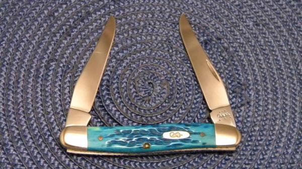 Case XX USA 2004 Blue Bone Muskrat SS Knife Case XX USA 2004 Blue Bone Muskrat SS Knife