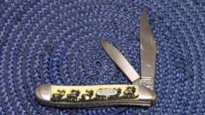 Case XX USA 2013 Yellow 3220 SS Buck Special Peanut Knife