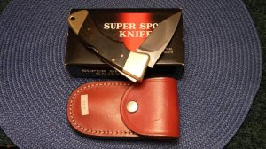 Valor Japan Wood Hand Made by Ichiro Hattori 360 Super Sport Lockback Knife #1255 in Box