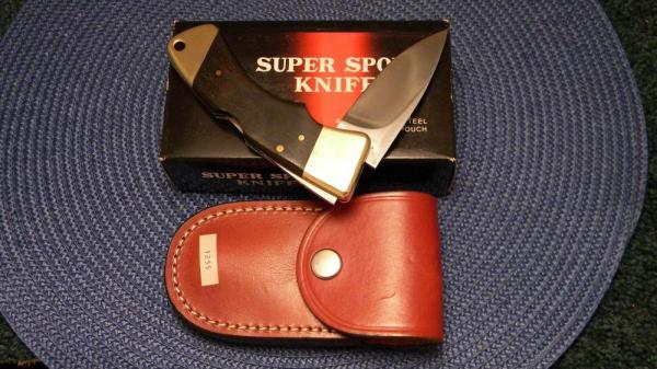 Valor Japan Wood Hand Made by Ichiro Hattori 360 Super Sport Lockback Knife #1255 in Box