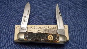 Camillus NY USA CCC-2 Bone Classic Cartridge Bone 30-30 WIN Moose Knife in Box