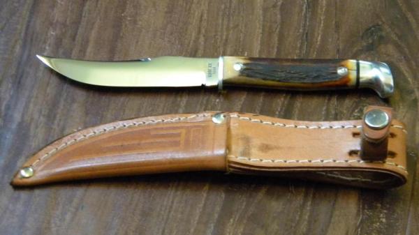 Case XX USA 1965-69 Stag 523-3 1/4 Fixed Blade Sheath Knife Case XX USA 1965-69 Stag 523-3 1/4 Fixed Blade Sheath Knife