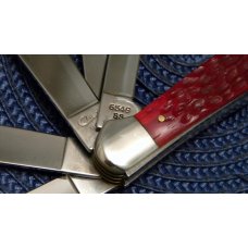 Case XX USA 3 Dot (1997) Red Bone 6549 SS 5 Blade Copperhead Knife Case XX USA 3 Dot (1997) Red Bone 6549 SS 5 Blade Copperhead Knife