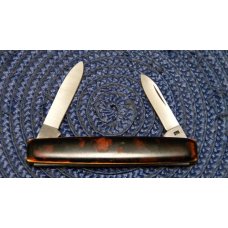 Case XX Stainless USA 1 Dot (1979) Imit. Tortoise Shell 1905-1980 Diamond Jubilee Pen Knife Case XX Stainless USA 1 Dot (1979) Imit. Tortoise Shell 1905-1980 Diamond Jubilee Pen Knife