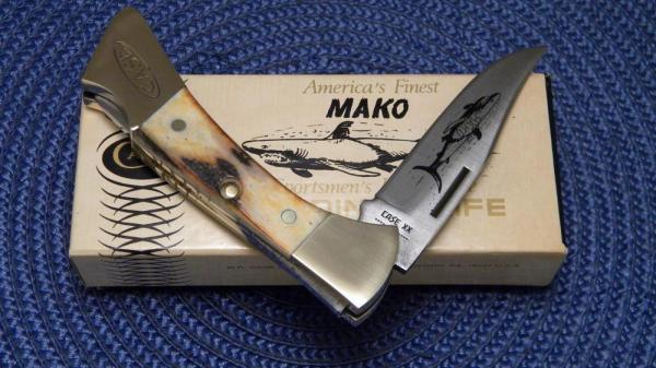 Case XX SS USA 10 Dot (1980) Stag 5158 LSSP Mako Lockback Knife in Box Case XX SS USA 10 Dot (1980) Stag 5158 LSSP Mako Lockback Knife in Box