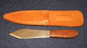 Case XX 303 Red Plastic Fixed Blade Throwing Knife & Sheath