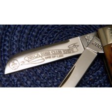 Schatt & Morgan Titusville PA. 044433 Bone Congress 2002 NKCA Club Knife in Box Schatt & Morgan Titusville PA. 044433 Bone Congress 2002 NKCA Club Knife in Box