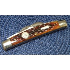Schatt & Morgan Titusville PA. 044433 Bone Congress 2002 NKCA Club Knife in Box Schatt & Morgan Titusville PA. 044433 Bone Congress 2002 NKCA Club Knife in Box