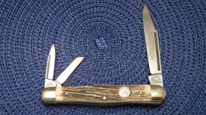 C. Schlieper German Eye Stag Whittler 1996 NKCA Club Knife