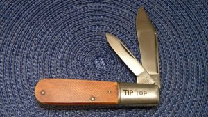 Camillus Cutlery Co. Camillus NY USA Sword Brand Tip Top Saw Cut Bone Model # 2011 Barlow Knife