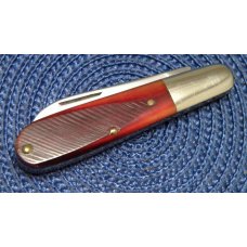 Robeson Shuredge USA Saw Cut Strawberry Bone 521168 Barlow Knife c.1950's Robeson Shuredge USA Saw Cut Strawberry Bone 521168 Barlow Knife c.1950's