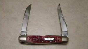 Case XX USA 8 Dot (1982) Red Bone Hawbaker Muskrat Knife