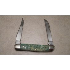 Case XX USA 8 Dot (1982) Green Bone Hawbaker Muskrat Knife Case XX USA 8 Dot (1982) Green Bone Hawbaker Muskrat Knife