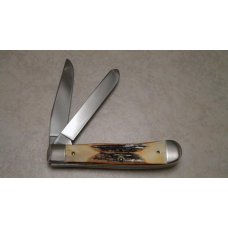 Case XX Bradford PA USA 1992 Stag 5254 SSP Trapper Knife Case XX Bradford PA USA 1992 Stag 5254 SSP Trapper Knife
