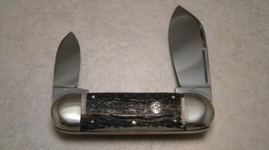 Bulldog Brand Hammer Forged Solingen Germany 1995 Stag Elephant Toe Sunfish Knife