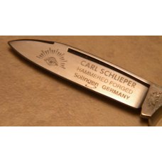Carl Schlieper Solingen Germany German Eye Yellow Mini Canoe Knife Carl Schlieper Solingen Germany German Eye Yellow Mini Canoe Knife