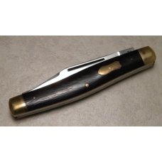 Robt Klaas Kissing Crane Solingen Germany Wood 1238 XI Stockman Knife c.1972