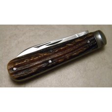 G♔R Rodgers Cutlers To His Majesty No. 6 Norfolk St. Sheffield England Stag Jack Knife G♔R Rodgers Cutlers To His Majesty No. 6 Norfolk St. Sheffield England Stag Jack Knife