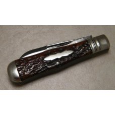 E.C. Simmons St. Louis Keen Kutter Bone Coke Bottle Jack Knife E.C. Simmons St. Louis Keen Kutter Bone Coke Bottle Jack Knife