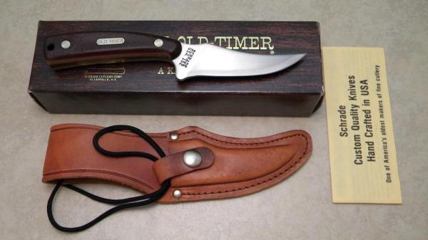 Schrade USA 152OT Sharpfinger Fixed Blade Knife w/Sheath in Box Schrade USA 152OT Sharpfinger Fixed Blade Knife w/Sheath in Box