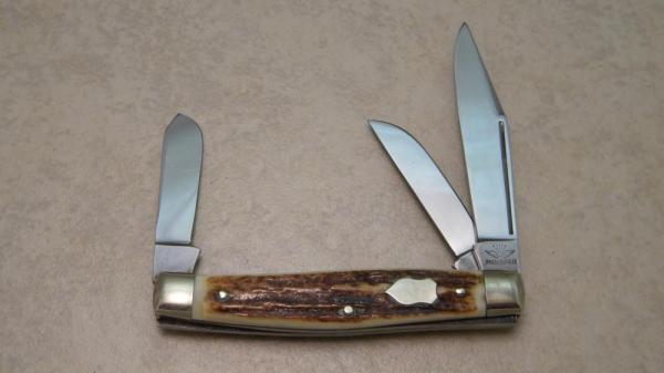 Friedr. Olbertz Solingen Germany Stag Stockman Knife Friedr. Olbertz Solingen Germany Stag Stockman Knife