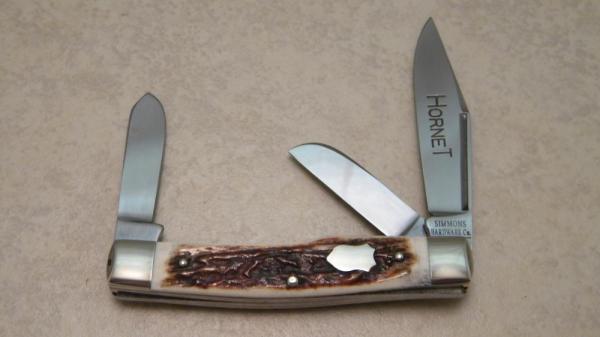 Simmons Hardware Co. Germany Hornet Stag Stockman Knife