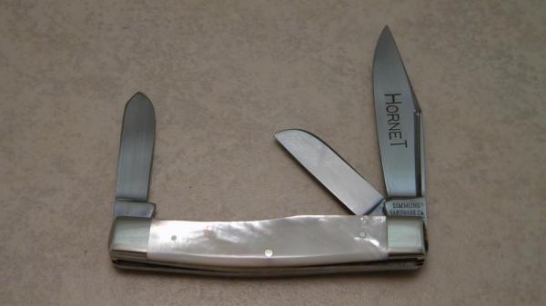 Simmons Hardware Co. Germany Hornet Pearl Stockman Knife Simmons Hardware Co. Germany Hornet Pearl Stockman Knife