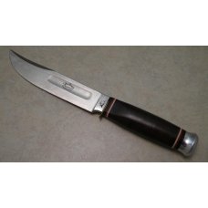 Carl Schlieper Solingen Germany Eye Brand Jim Bowie Stacked Leather Fixed Blade Sheath Knife Carl Schlieper Solingen Germany Eye Brand Jim Bowie Stacked Leather Fixed Blade Sheath Knife