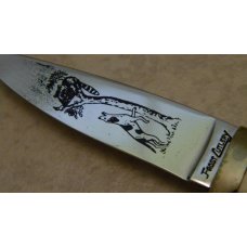 Frost Cutlery Japan Stag Coon Skinner Fixed Blade Sheath Knife Frost Cutlery Japan Stag Coon Skinner Fixed Blade Sheath Knife