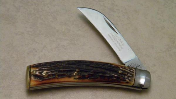 Taylor's Eye Witness Sheffield England Stag Swayback Knife