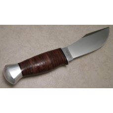Cabela's Buck USA Stacked Leather Fixed Blade Sheath Knife Cabela's Buck USA Stacked Leather Fixed Blade Sheath Knife