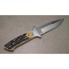 Bear MGC USA Bone Stag 503 Midsize Bowie Fixed Blade Sheath Knife in Box