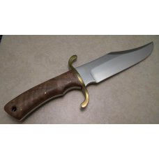 Boker Solingen Germany Stainless Wood 547 Bowie Fixed Blade Sheath Knife in Box Boker Solingen Germany Stainless Wood 547 Bowie Fixed Blade Sheath Knife in Box