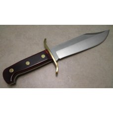 Western USA Wood W47 Bowie Fixed Blade Sheath Knife in Box Western USA Wood W47 Bowie Fixed Blade Sheath Knife in Box