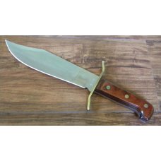 Western USA Wood W49 Bowie Fixed Blade Sheath Knife in Box Western USA Wood W49 Bowie Fixed Blade Sheath Knife in Box