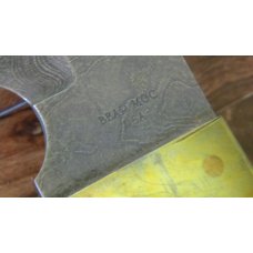 Bear MGC USA Stag Damascus 502D Bowie Fixed Blade Sheath Knife in Box