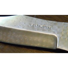 Custom Stag Fixed Blade Bowie Knife with Leather Sheath by Weatherford Custom Stag Fixed Blade Bowie Knife with Leather Sheath by Weatherford