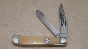 Canal Street USA Texas Cutlery Weatherford Texas Smooth Bone Trapper Knife Grand Opening 2013
