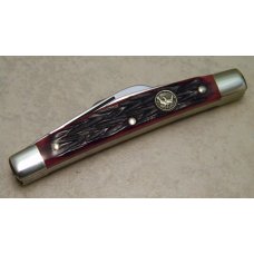 Hen & Rooster Solingen Germany 364C RPB Red Picked Bone Congress Knife Hen & Rooster Solingen Germany 364C RPB Red Picked Bone Congress Knife