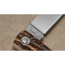 Hen & Rooster German Stainless HR 5039 Spain Stag Sod Buster Knife