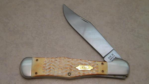 Case XX Bradford PA USA 1991 Burnt White Bone BW61050 SS Coke Bottle Knife Case XX Bradford PA USA 1991 Burnt White Bone BW61050 SS Coke Bottle Knife