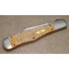 Case XX Bradford PA USA 1991 Burnt White Bone BW61050 SS Coke Bottle Knife Case XX Bradford PA USA 1991 Burnt White Bone BW61050 SS Coke Bottle Knife
