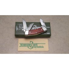 Schrade + USA C628 Wood 3rd Generation Stockman Knife in Box Schrade + USA C628 Wood 3rd Generation Stockman Knife in Box