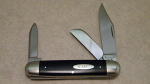 Case XX 1940-1964 Slick Black 2345 1/2 Stockman Knife