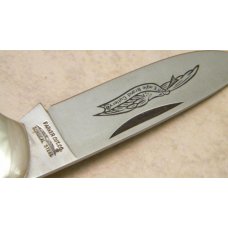 Parker Cut Co Surgical Steel Japan Second Cut Stag Eagle Brand Canoe Knife in Box Parker Cut Co Surgical Steel Japan Second Cut Stag Eagle Brand Canoe Knife in Box