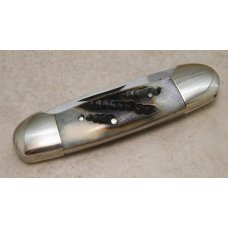Parker Cut Co Surgical Steel Japan Second Cut Stag Eagle Brand Canoe Knife in Box Parker Cut Co Surgical Steel Japan Second Cut Stag Eagle Brand Canoe Knife in Box
