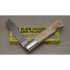 Parker Cut Co Surgical Steel Japan Bone Eagle Brand One Arm Pillbuster Lockback Knife in Box Parker Cut Co Surgical Steel Japan Bone Eagle Brand One Arm Pillbuster Lockback Knife in Box