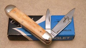 Parker Cut Co Surgical Steel Japan Bone Eagle Brand Eaglet Jack Knife in Box