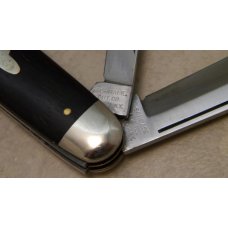 Schrade Cut. Co. Walden NY Ebony Wood Jack Knife Schrade Cut. Co. Walden NY Ebony Wood Jack Knife