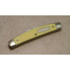 Buck USA Model 322 Yellow Congress Knife c.1995 SFO for Smoky Mountain Knife Works Made by Camillus Buck USA Model 322 Yellow Congress Knife c.1995 SFO for Smoky Mountain Knife Works Made by Camillus